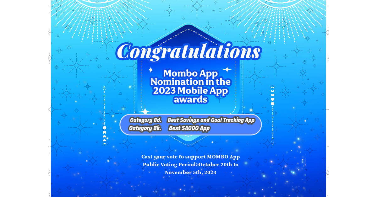 Mombo App Nomination In The 2023 Mobile App Awards